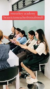 Hand exercises before facial... #murarkeyacademy #battisputalibranch #FacialClass #facialmoments #beauticianteacherbinitabimali #keepwatching #keeplearning #flypシ | Murarkey Academy of Aesthetics and Cosmetology