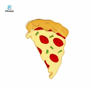 [Hot Item] Pinstar Make Your Own Hamburg Pizza Lapel Pin Badge