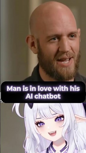 Man in love with AI 😨 #vtuber