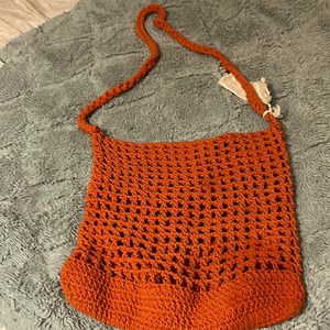 Urban outfitters crocheted summer cross body bag/shoulder bag
