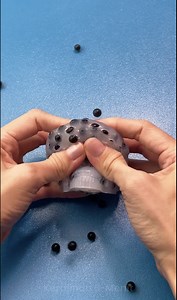 Menekan Manik-Manik dari Tengkorak Squishy 💀🫧| ASMR Pelepas Stres | Kerajinan 5-Menit Suka-Suka