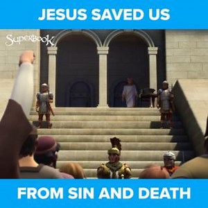 Thank You, Jesus, for loving us unconditionally! 😢 Read more about this story on the Superbook Bible App! 📲 https://go.cbn.com/uHuB | Superbook
