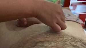 Falangman wanted a waxing but got bald and milked