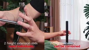 Barrina Grow Lights for Indoor Plants with Stand, 42W 169 LEDs Full Spectrum Wide Illumination Area, T10 Vertical Standing Plant Grow Light, 4FT Height with On/Off Switch and Tripod Floor Stand