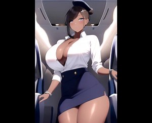 Flight Attendant ai hentai compilation