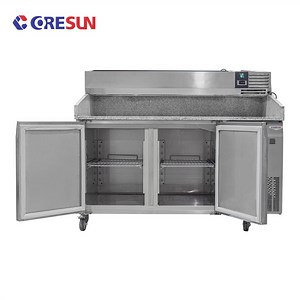 [Hot Item] Factory Direct Sales Stainless Steel Pizza Fridge Salad Prep Counter Refrigerator