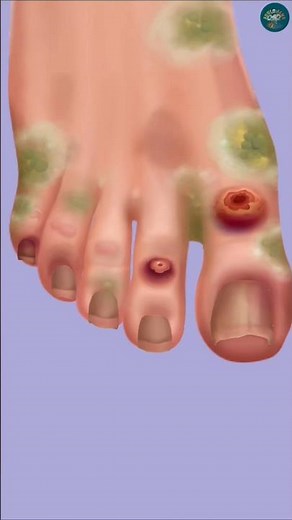 Extreme Foot Transformation ASMR 🦶 | Satisfying Toenail Removal & Deep Cleaning #asmr #feet #shorts