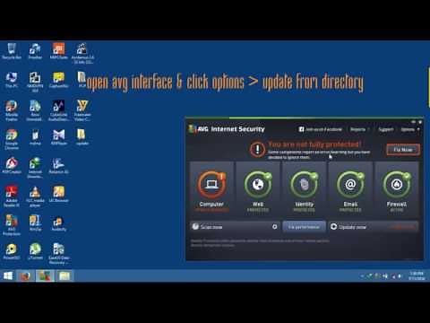 How To Update Avg Internet Security Antivirus Manualy