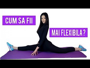 CUM SA FII MAI FLEXIBILA ?/ EXERCITII DE STRETCHING ACASA/ Total Body Stretch [HD]