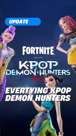 KPDH x Fortnite Is STACKED — Skins, Mythics, Demon Rush! 🔥 #fortnite #kpopdemonhunters