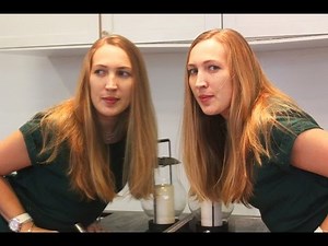 Hair makeover of this sexy blonde for you: hair washing, layered haircut and drying in curls