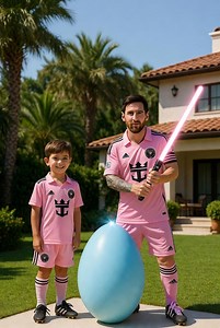 217K views · 4K reactions | Messi,Neymar & Mbappe Mocked Ronaldo And His Son For Not Having A DINOSAUR 練 #ronaldo #messi #neymar #mbappe #ai | Notyourai | Facebook