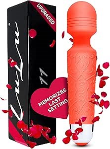 LuLu 11 Rechargeable Wand - 20 Patterns & 8 Speeds - G Spot & Clit Vibrator | Quiet & Small Female Adult Toy