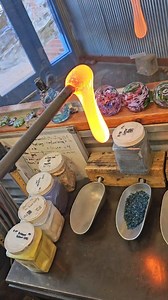 Our wave sculptures are one of the more complex artworks we make in the hot shop at Lake Superior Art Glass. But, the fun of making spit glass on the floor never gets old!!! Order or pick up yours this holiday or come in and watch us at work. #oceanart #lakesuperior #holiday2023 #uniquegifts | Lake Superior Art Glass