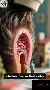 🔬 Microscopic Wonders of Human Hair #curiosity #miniature