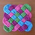 Crochet Knot Square  Patterns Tutorial