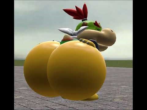 Bowser jr farting like his dad