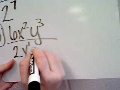 Dividing With Exponents