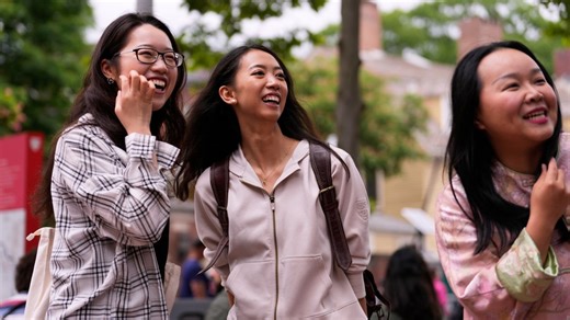 Chinese student struck chord emphasizing humanity at Harvard commencement speech