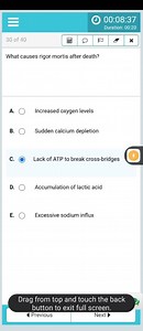 00:08:37Duration: 00:2030 of 40What causes rigor mortis aft... | Filo