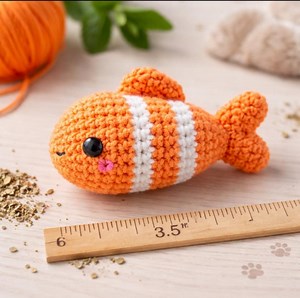 Crochet Cat Toy Fish Amigurumi Pattern, Beginner Friendly (PDF Pattern) Clear Instructions Easy Download - Etsy Australia