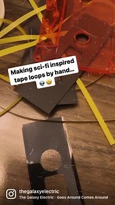 Making Sci-Fi inspired Cassette Tape Loops by hand!!* 👋 🤖 #tapeloops ⁠ ⁠ Our new Sci-Fi Tape Loop SERIES 2 goes live TOMORROW for VIPS!! ⁠ ⁠ If you are on the VIP List - check your emails, friends!! 💌 Because we just sent you a sneak peek!!⁠ ⁠ If you want to get on the List for tomorrow's surprise drop - sign up at the Link in the comments! 😎 ⁠ Getting ready to launch 🚀 | The Galaxy Electric