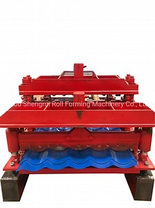 [Hot Item] Glazed Tile Roll Forming Metal Roof Ceramic Tile Making Machine