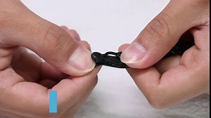 Coideal 12 PCS Mask Extender Clips - Elastic Face Mask Extension Strap Holder Ear Protector with Adjustable Length Buckle for Relieving Ears Pressure and Pain (Black)