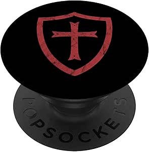 Knights Templar Retro Flag Cross Shield Gift Product