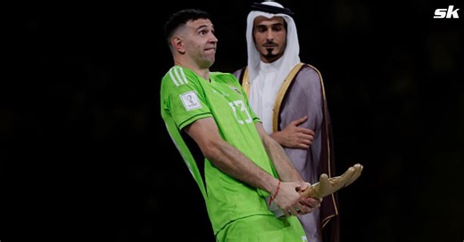 Watch: Emi Martinez recreates controversial Qatar World Cup gesture in Kolkata, video goes viral