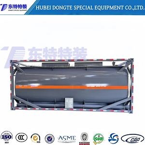 [Hot Item] ISO Tank Container for Storage Transport Ammonia Water, Hydrochloric Acid, Phosphoric Acid, Hydrogen Peroxide, Caustic Soda
