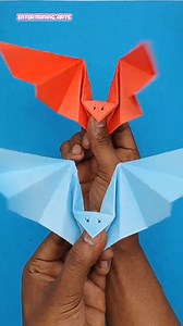 Handmade Paper Flapping Bat #Reels #Crafts #Shorts | Entertaining Arts