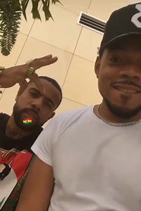 Grammy award winning American rapper, Chance The Rapper didn't only wish he was in Accra. He grabbed tye next available ticket and is live here on the streets of Accra! | Entertainment News Ghana