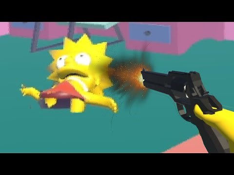 THE SIMPSONS SHOOT AND RUN