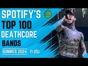 Unveiling Spotify's Top 100 Deathcore Bands in 2024 (1-25)