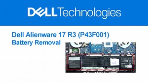 Alienware 17 R3のバッテリーを取り外す方法