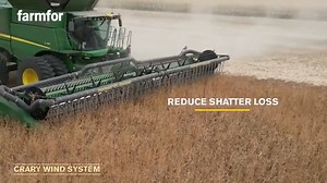 O sistema Crary Wind System da empresa australiana Harvestaire promete maior velocidade na colheita e redução de perdas, soprando ar diretamente na barra de corte. | Farmfor World