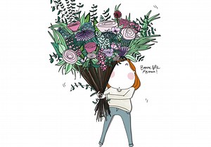 Découvrez cette jolie carte fête des mères à imprimer gratuitement - Elle