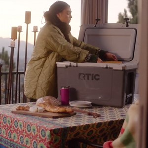 RTIC Ultra-Light 52 Quart Hard Cooler Insulated Portable Ice Chest Box for Beach, Drink, Beverage, Camping, Picnic, Fishing, Boat, Barbecue, 30% Lighter Than Rotomolded Coolers