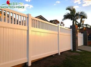[Hot Item] Tan Brwon Used Tall Artificial Grey Privacy Vinyl PVC Fencing Garden Panel Sets Materials Price