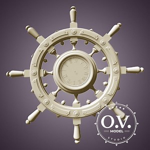 Clock Steering Wheel STL Model, Nautical Decor, CNC Carving, Artcam Project, Wall Clock, Custom Clocks, Maritime Theme, Steering Wheel - Etsy Canada