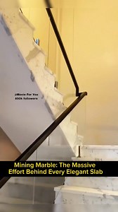Marble Mining: The Massive Effort Behind Every Elegant Slab 😳 #highlights #highlightseveryone #trivia #virals #everyone #satisfying #viralpost #fypシ #facts #fypシ゚viral #craft #foryoupageシ #art #roomdecor #roomdesign #house #RoomMakeover #roof #mining #megetvfacts #modernliving #modernhome #moderndesign #2025goals #marble #miners | Movie For You