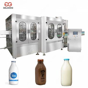 [Hot Item] Automatic Glass Milk Bottle Filling Machine Milk Bottling Equipment