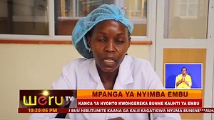 2.7K views · 32 reactions | MPANGA YA NYIMBA EMBU Breast cancer cases are on the tose in Embu county with 17% of all cases reported being breast cancer cases. Young women are most affected by late stages because they don't go for early screening | Weru TV | Facebook
