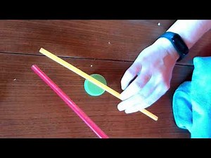 electrostatic repulsion with straws