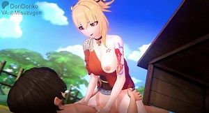 Yoimiya Cowgirling [DoriDoriko]