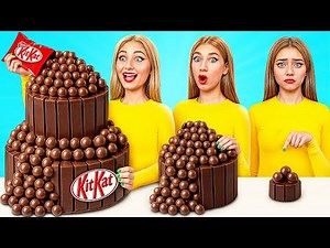 Big, Medium and Small Plate Challenge | Smart Gadgets vs Hacks by Multi DO Challenge