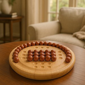 Wooden Solitaire Game – Brain Teaser Strategy Toy - Etsy Canada