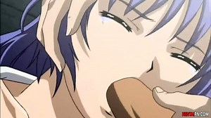 Pretty girl lose her virginity in a gangbang - Anime Hentai