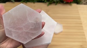 GAF TREASURES Triple Packs Hexagon-Shaped Selenite Charging Plates – Crystal Cleansing Station for Energy Charging, Grids & Purification